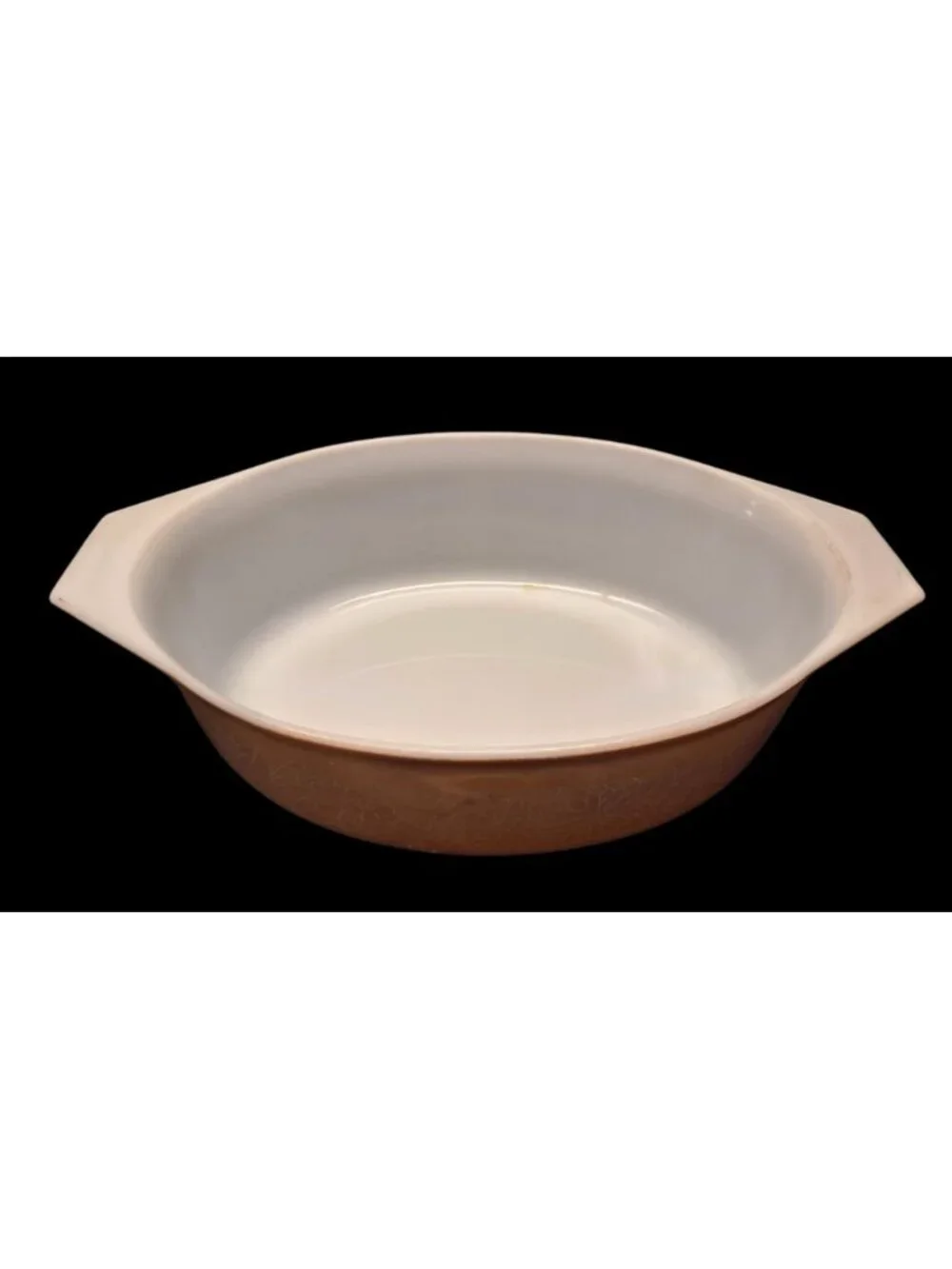 Vintage Pyrex Woodland Handled  2.5 L. Casserole Dish ca. 1978-1983